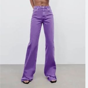 Zara Purple Jeans